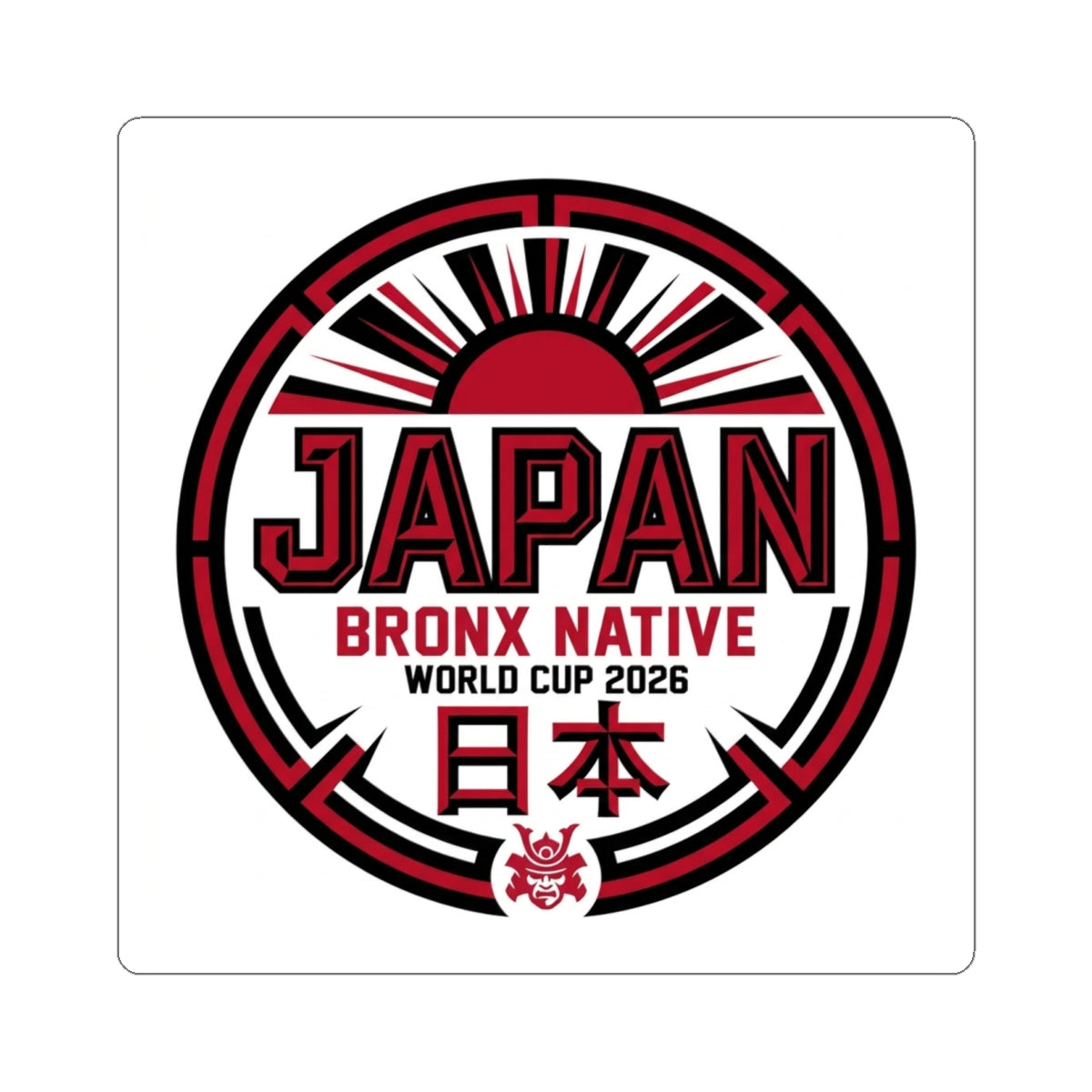Japan Soccer Sticker | Bronx Native – Bronx Native Shop