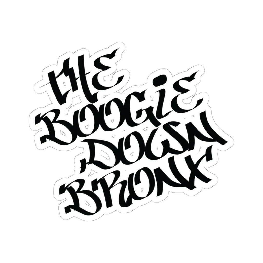 The Boogie Down Bronx Black Sticker