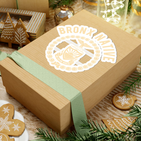 Bronx Native Crest (Gold) Sticker