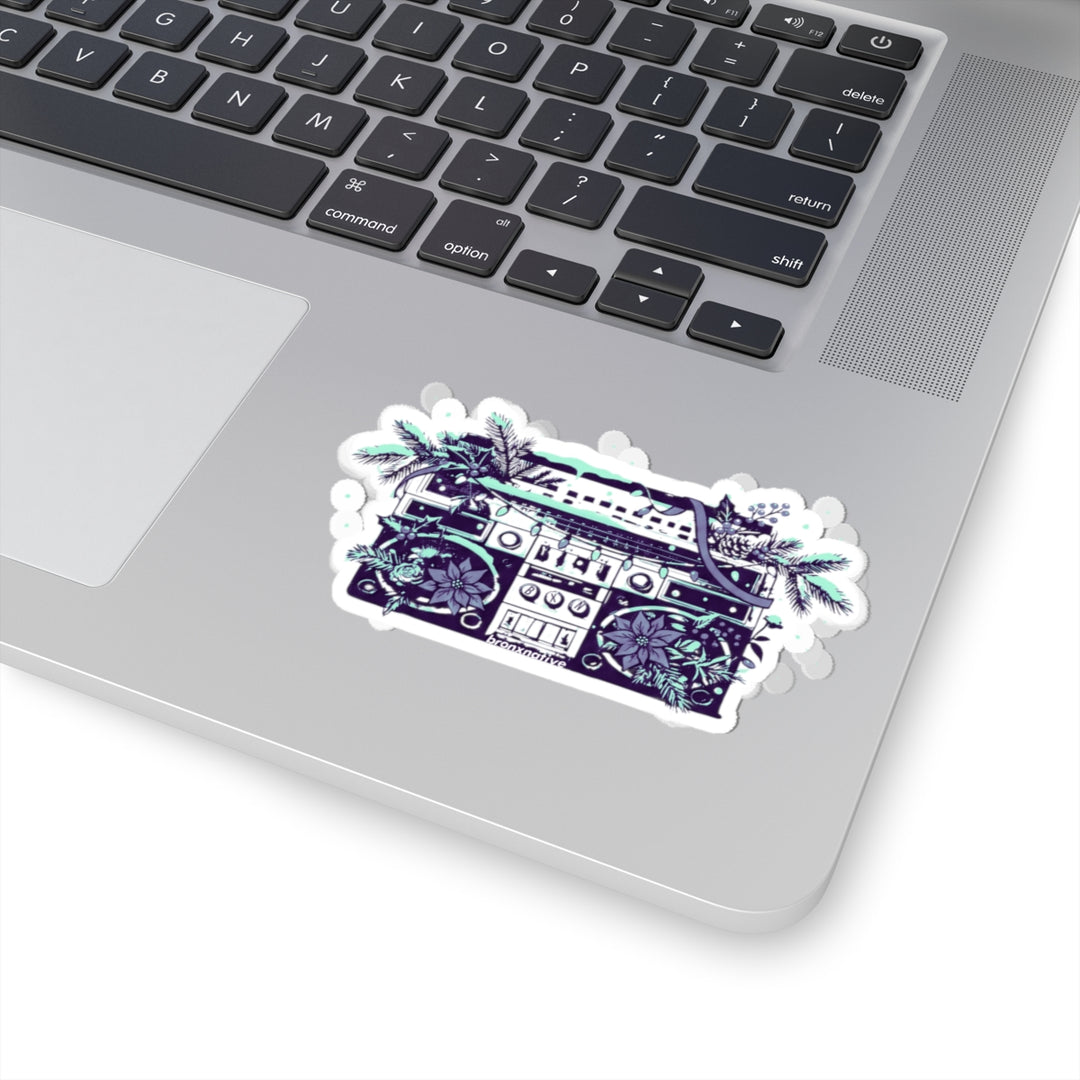 Boom Box Holiday (Minty) Sticker