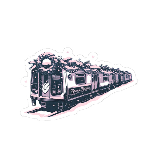 Train Car BXN Holiday Ed. (Pink) Sticker