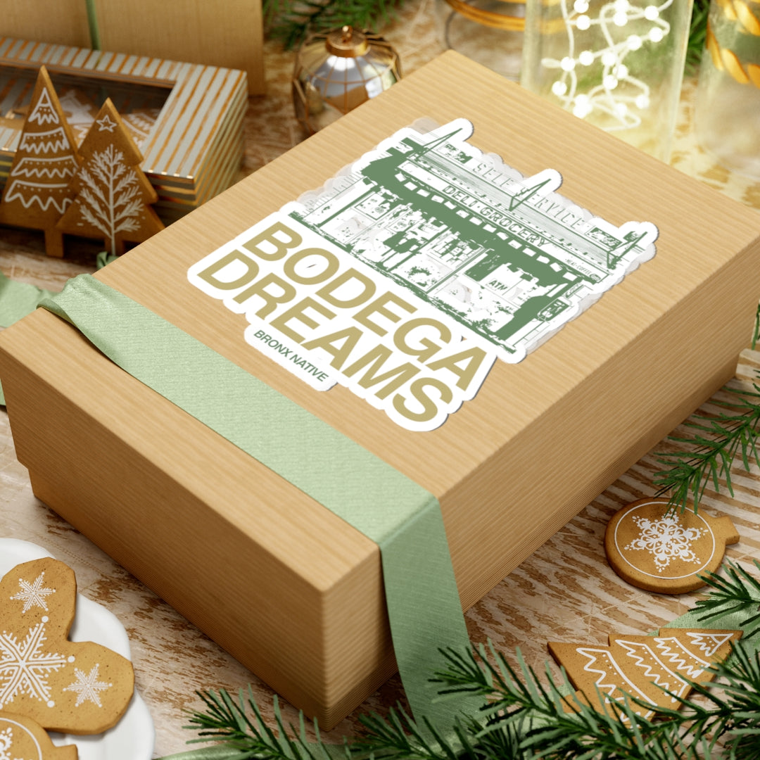 Bodega Dreams Sticker (Green & Gold)