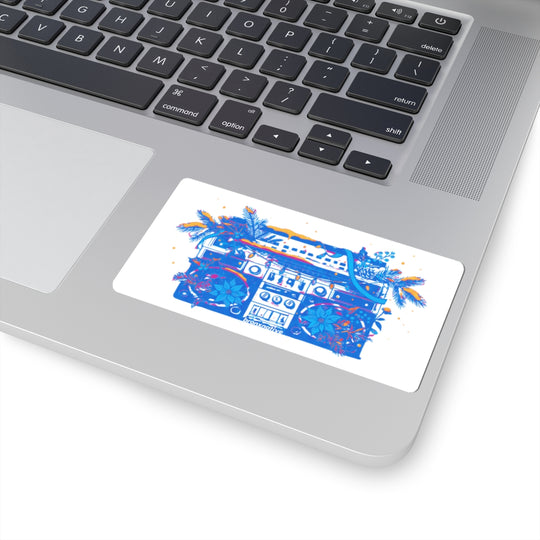 Boom Box Holiday (Neon) Sticker