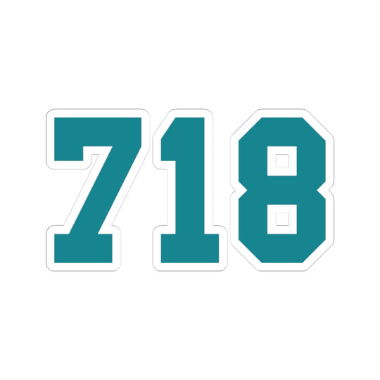 "718" Sticker
