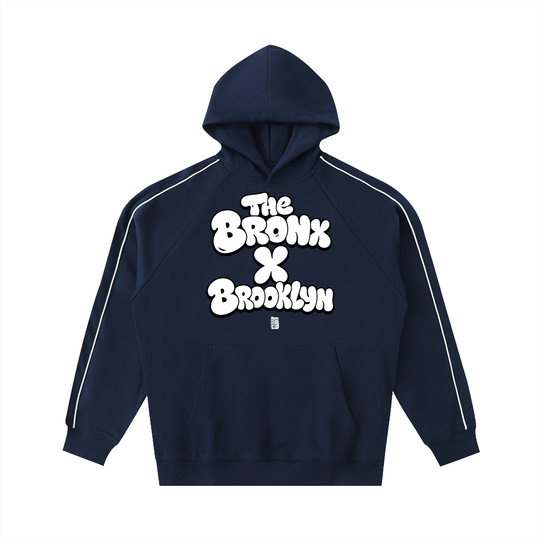 The Bronx x Brooklyn Lim. Edition JX x BX Bubble Takeover Contrast Piping Raglan Hoodie