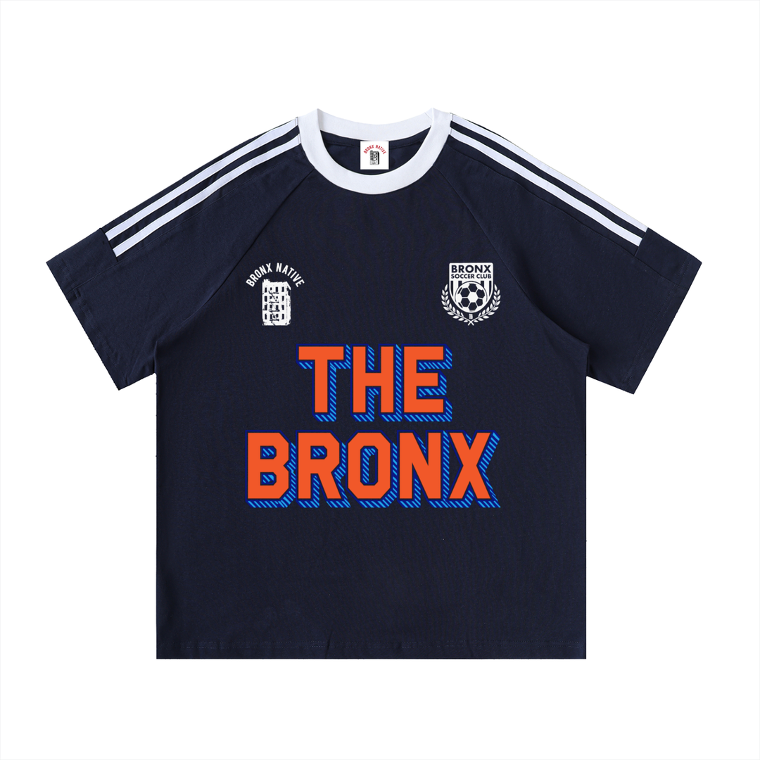 Bronx Native Soccer Club Taped Cotton Soccer Tee by Bronx Native
