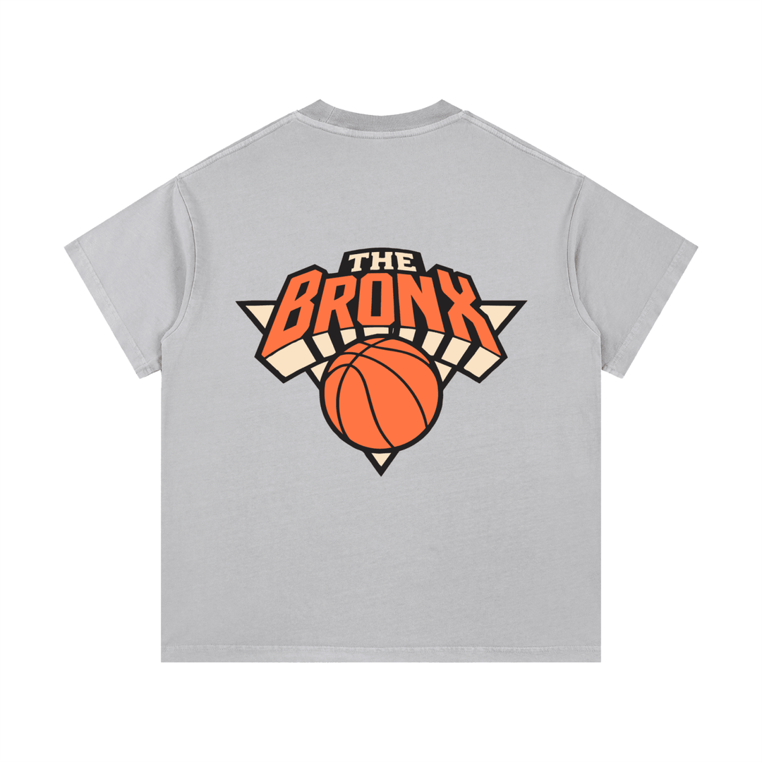Bronx Basketball 2026 Playoffs Vintage Wash Cotton T-Shirt by Bronx Native
