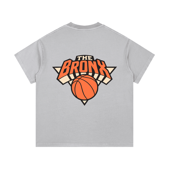 Bronx Basketball 2026 Playoffs Vintage Wash Cotton T-Shirt by Bronx Native