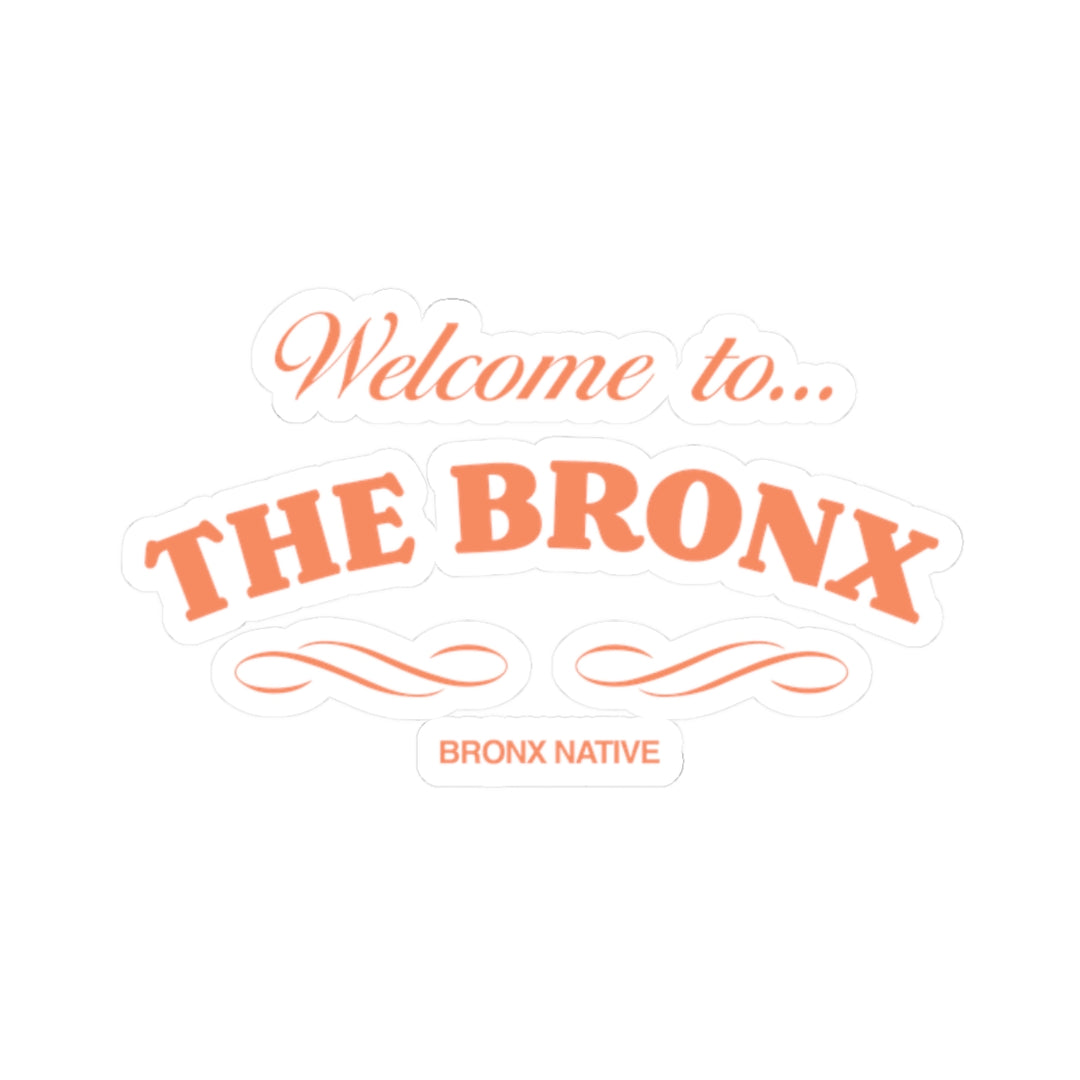 Welcome to the Bronx Sticker (Orange)
