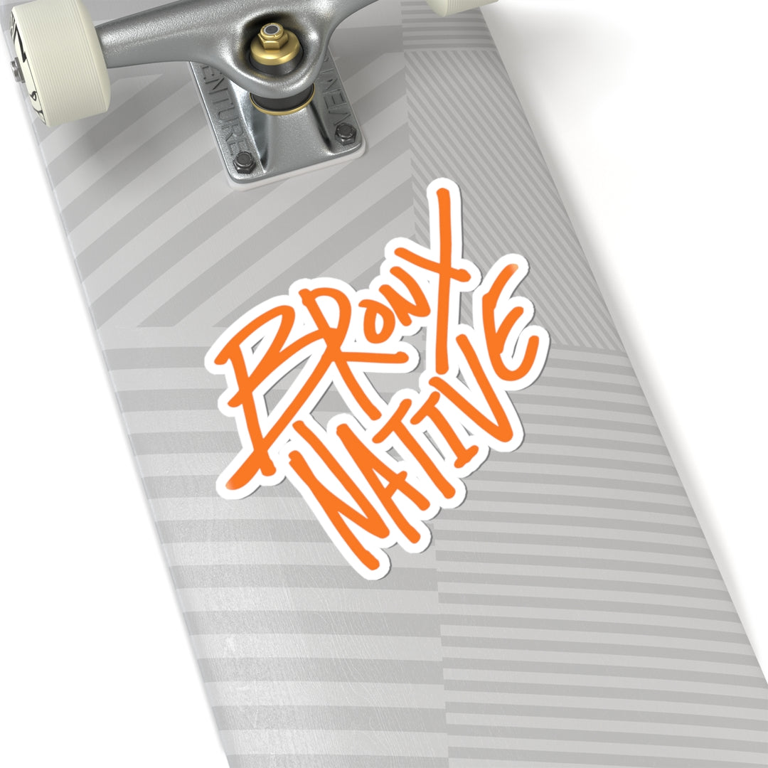 Bronx Native Graffiti Sticker (Orange)