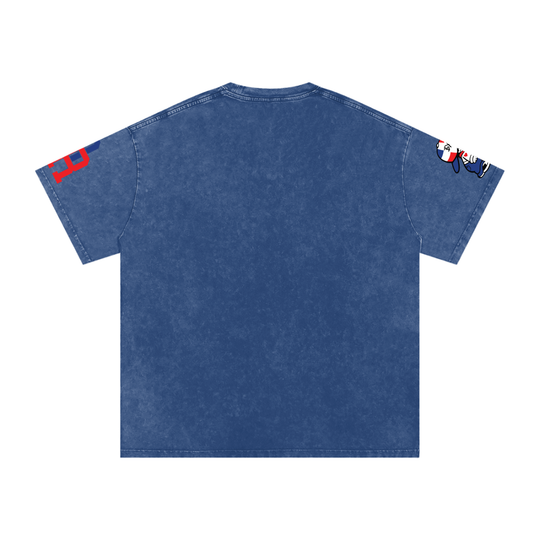 Uptown Dominican Snow Washed Oversized Tee