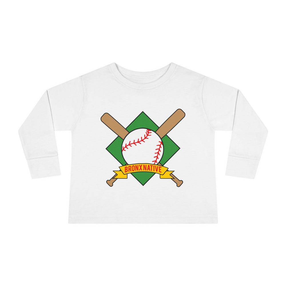 Bronx Native Baseball Toddler Long Sleeve Tee