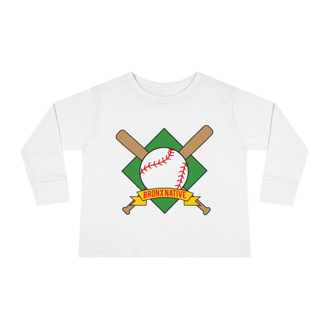 Bronx Native Baseball Toddler Long Sleeve Tee