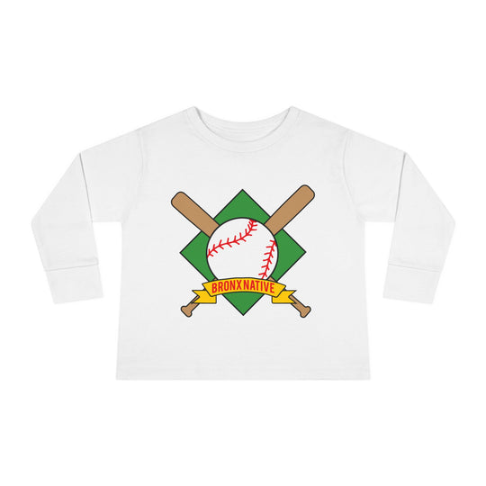 Bronx Native Baseball Toddler Long Sleeve Tee