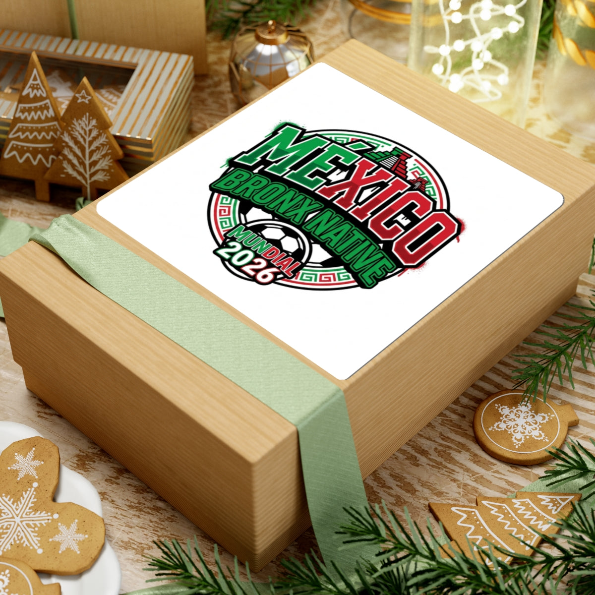 クリスマス　イブ　ボックス Mexico Bronx Native Soccer Sticker | Bronx Native – Bronx Native Shop