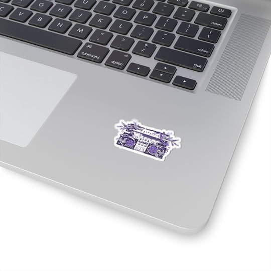 Boom Box Holidays (Purple) Sticker