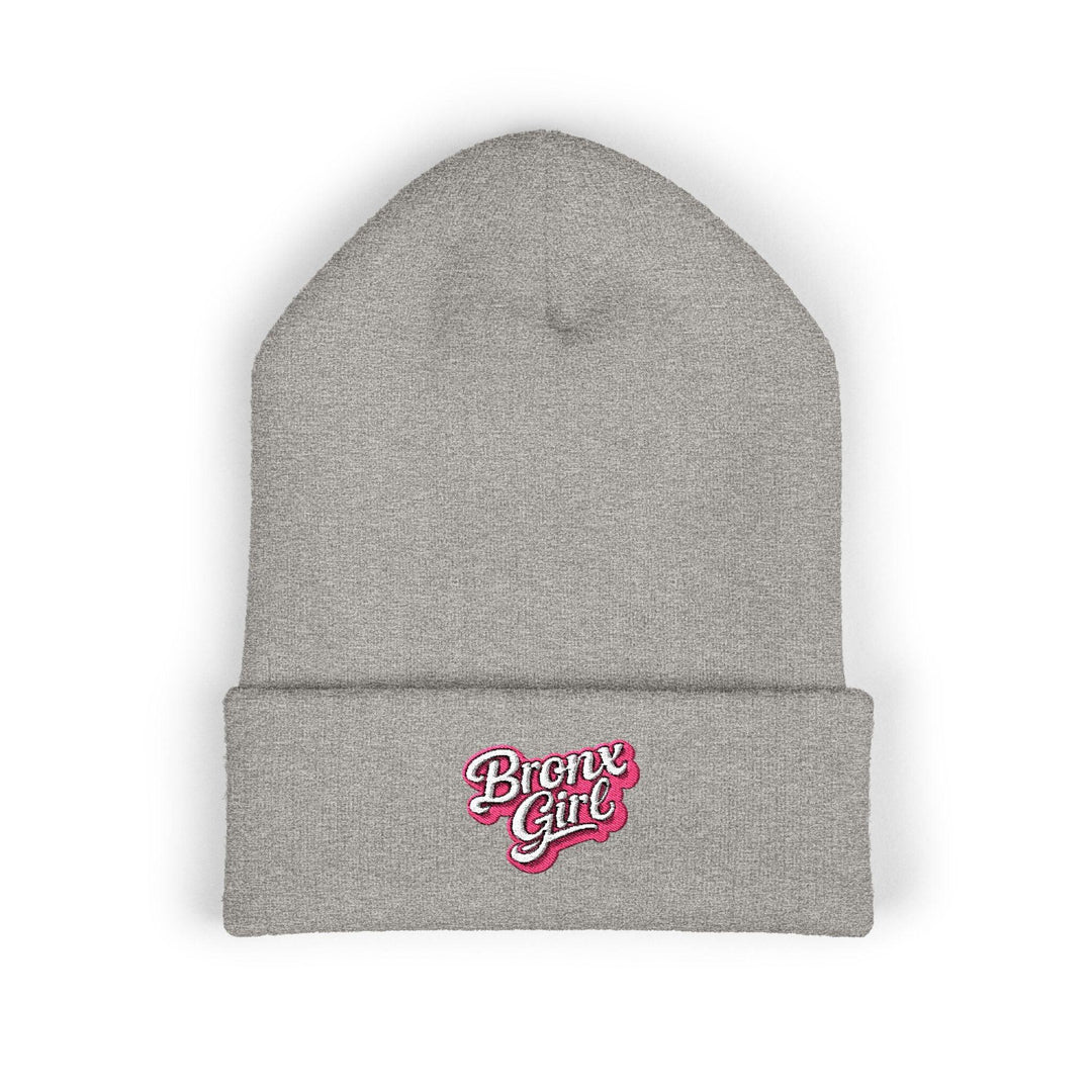 Beanie — "Bronx Girl" Embroidered Cuffed Winter Hat by Bronx Native