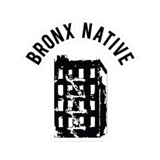 Bronx Native Logo Sticker (Black)