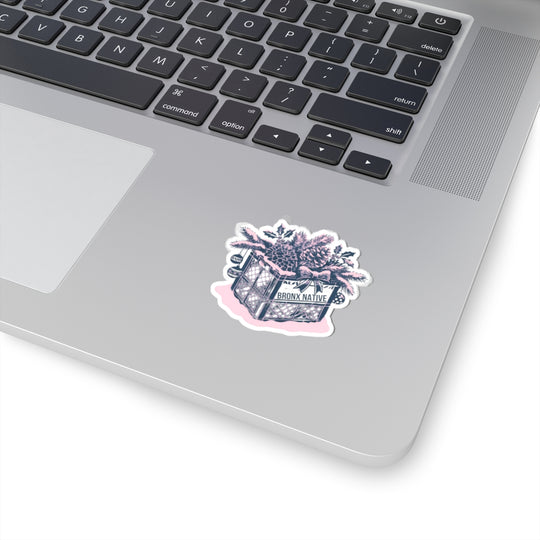 Milk Crate Holiday Pink Sticker