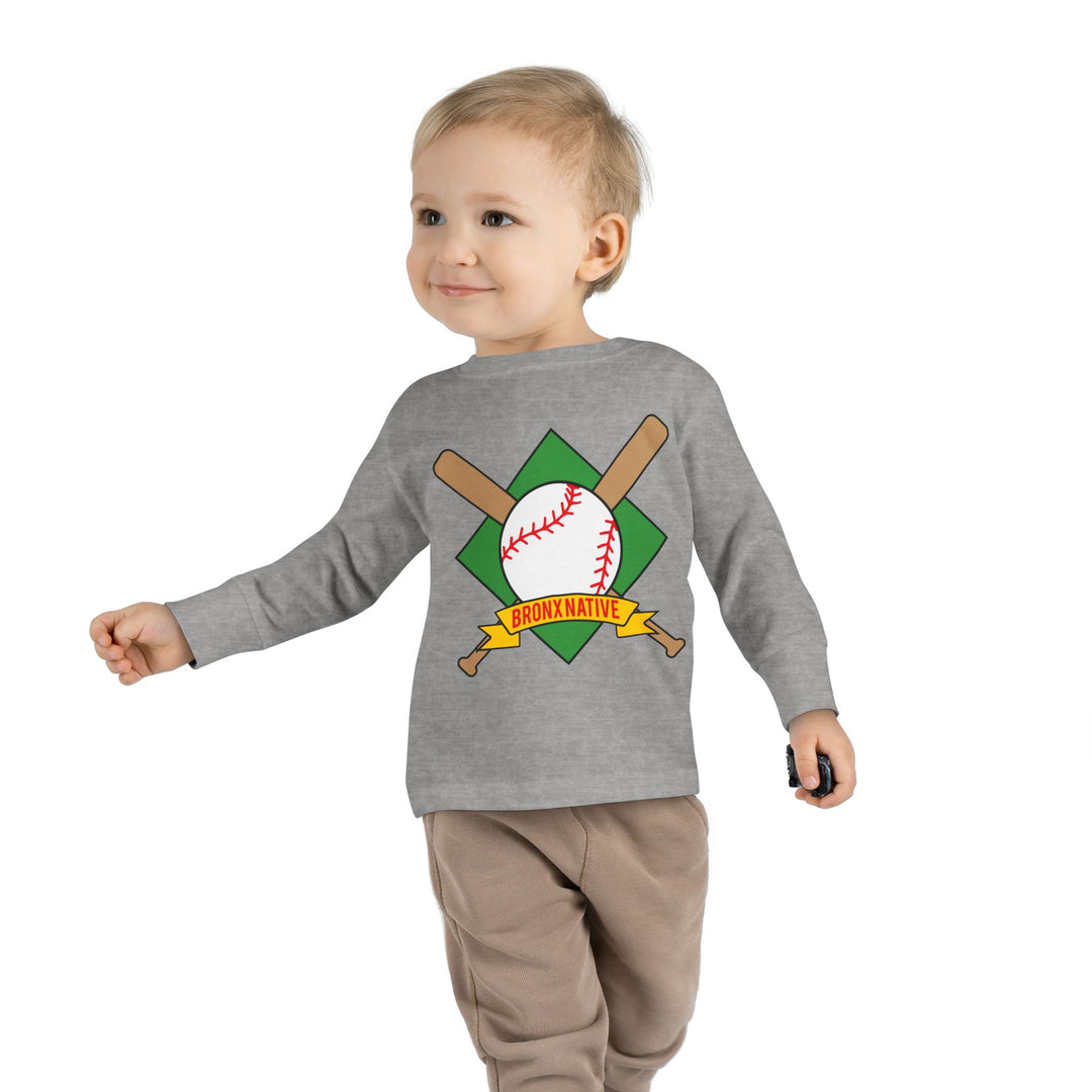 Bronx Native Baseball Toddler Long Sleeve Tee
