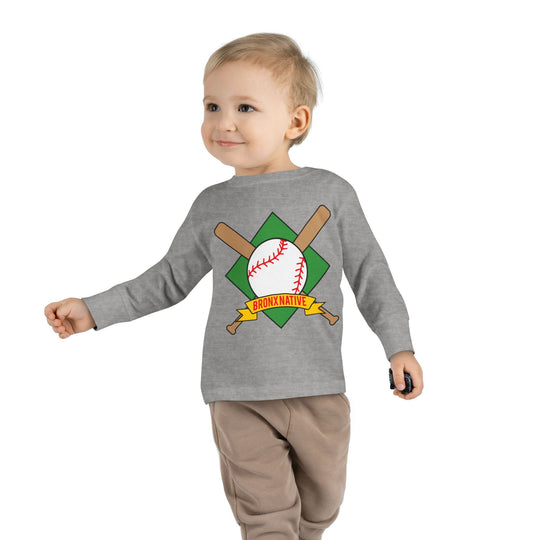 Bronx Native Baseball Toddler Long Sleeve Tee