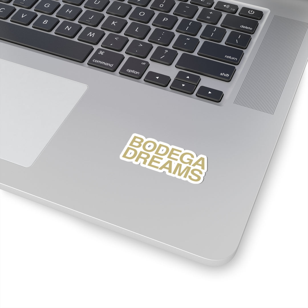 Bodega Dreams Logo Sticker (Gold)