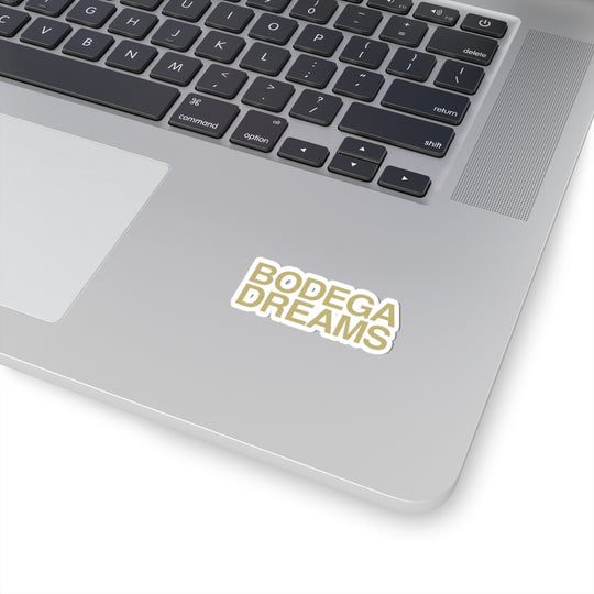 Bodega Dreams Logo Sticker (Gold)