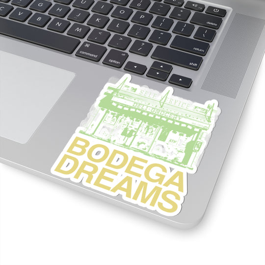 Bodega Dreams Sticker (Bright Green & Gold)