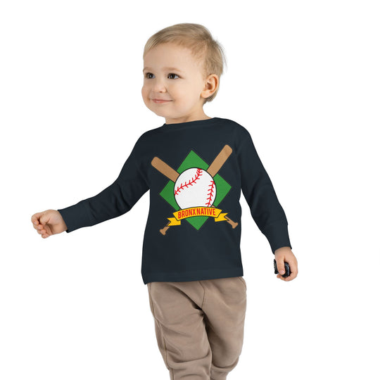 Bronx Native Baseball Toddler Long Sleeve Tee