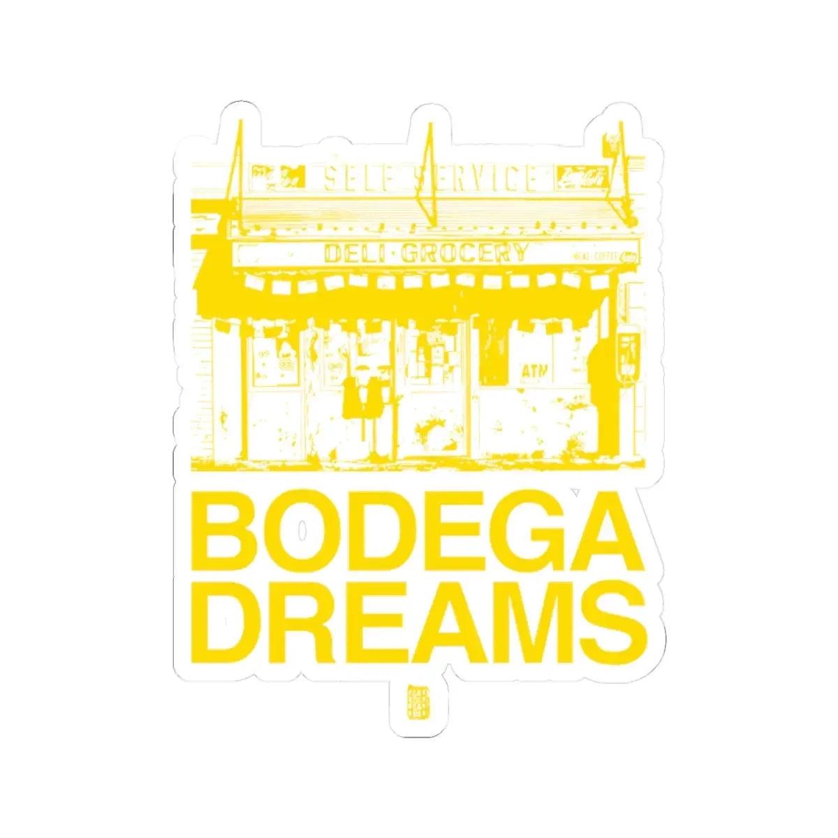 Bodega Dreams Sticker (Yellow)