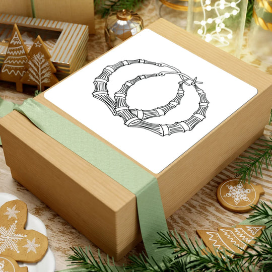 Starter Pack - Pantallas Bamboo Hoop Earrings Sticker