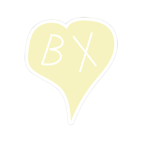 BX Heart Sticker