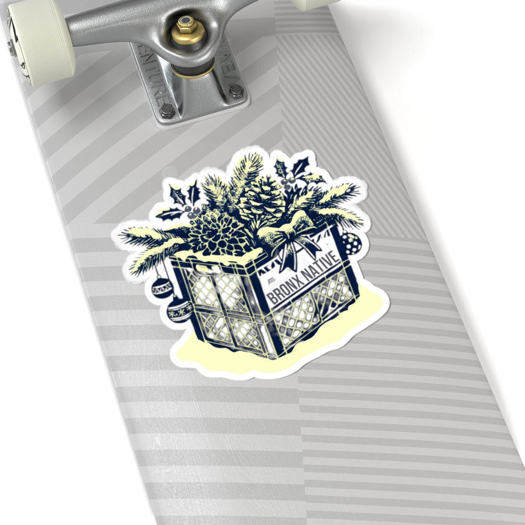 Milk Crate Holiday Sticker