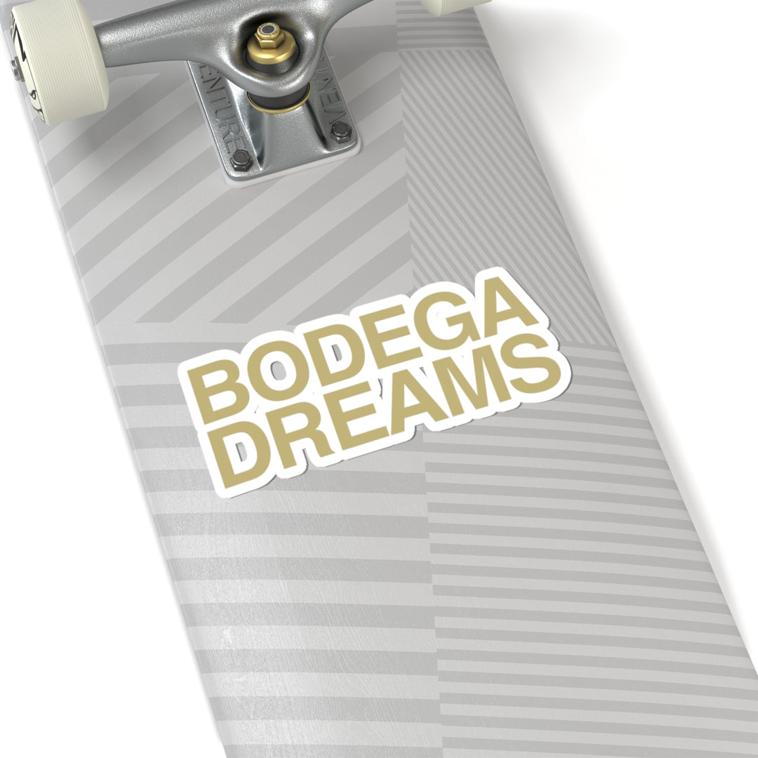 Bodega Dreams Logo Sticker (Gold)