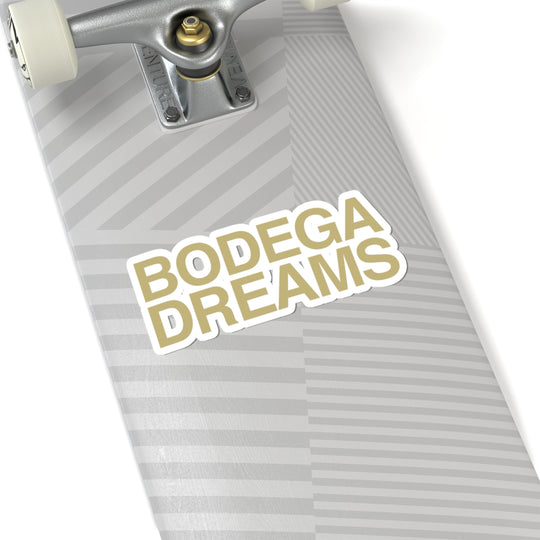 Bodega Dreams Logo Sticker (Gold)