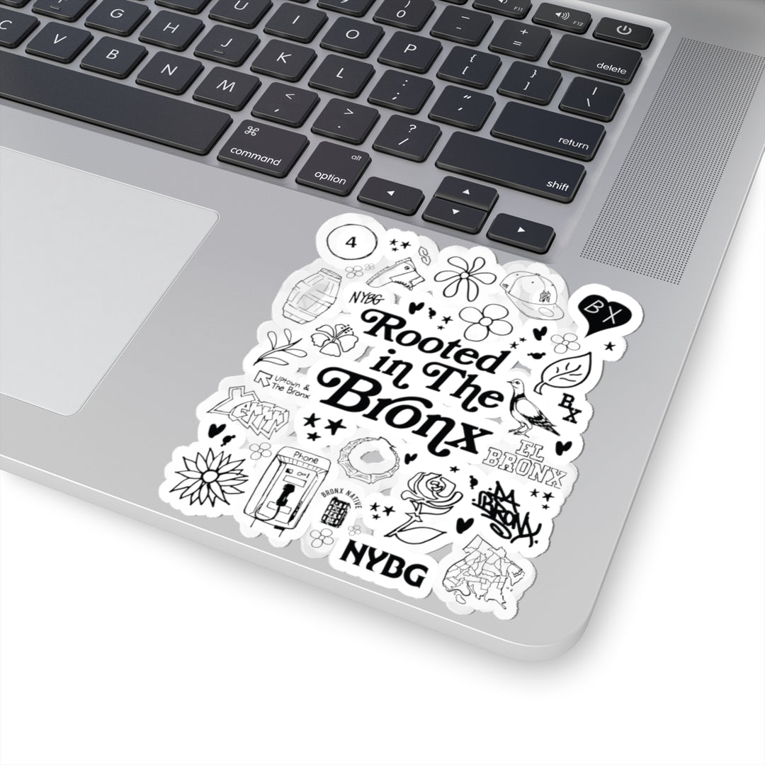 Rooted in the Bronx Sticker (Black)
