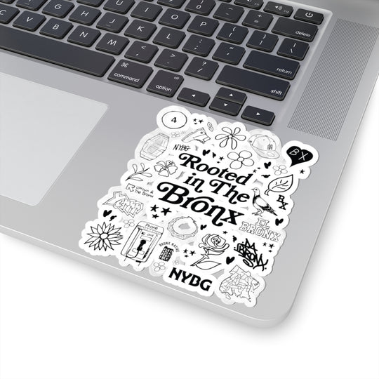 Rooted in the Bronx Sticker (Black)