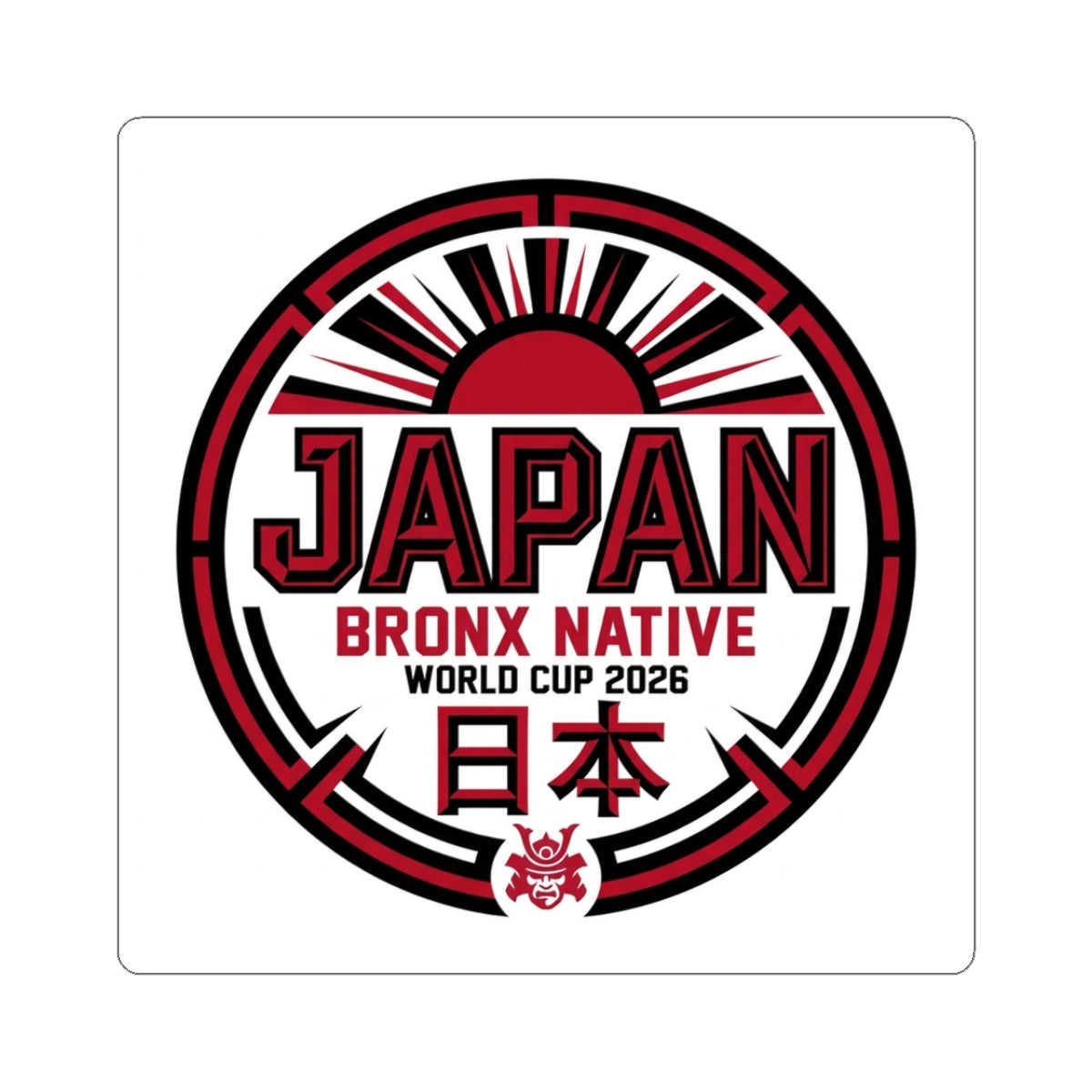 Japan Soccer Sticker | Bronx Native – Bronx Native Shop