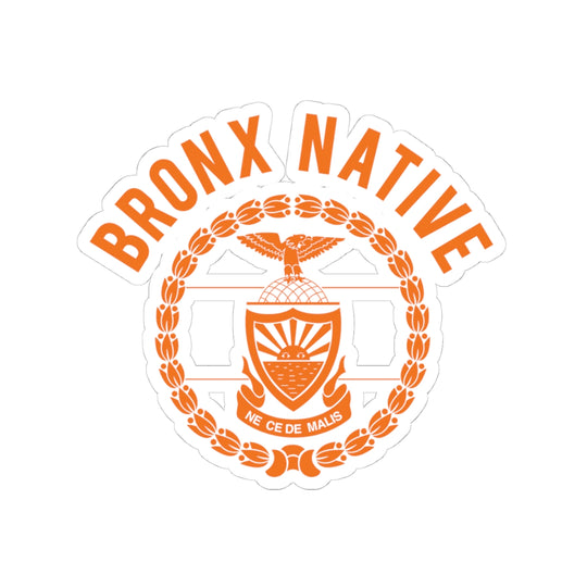 Bronx Native BX Borough Seal (Orange)
