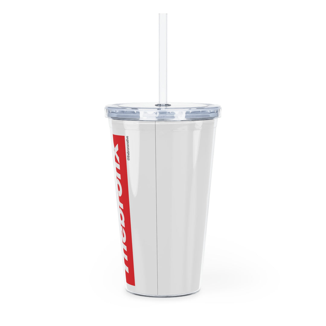 The Bronx Plastic Tumbler with Straw