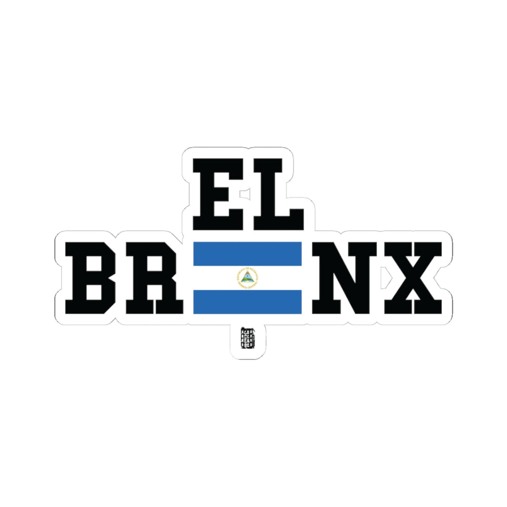 El Bronx Nicaragua Flag Sticker Printify