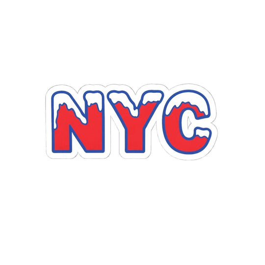 NYC Snow Bubble Sticker