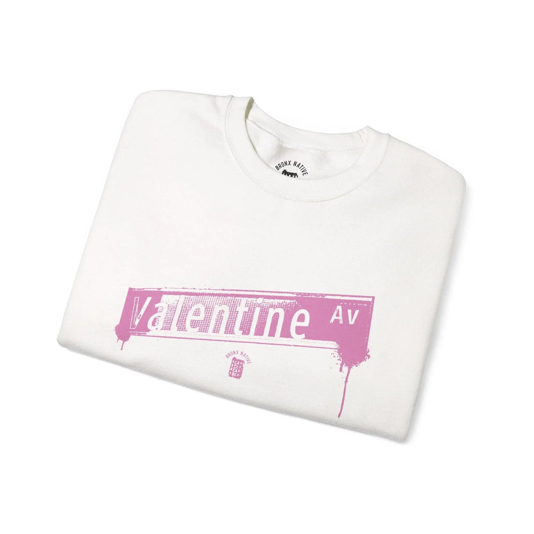 Valentine Ave Pink Drip Crewneck Sweatshirt
