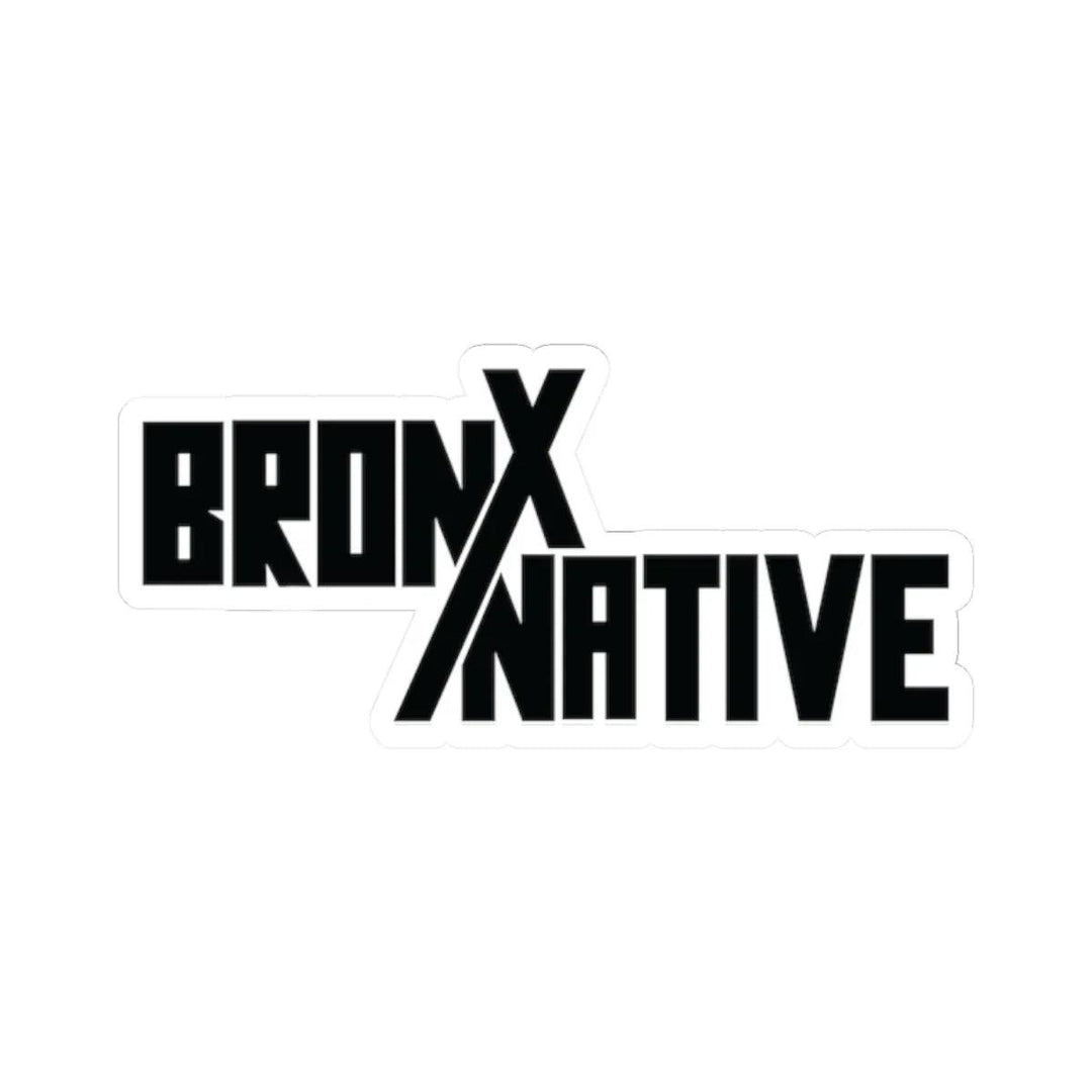 BronXNative (Black) Sticker