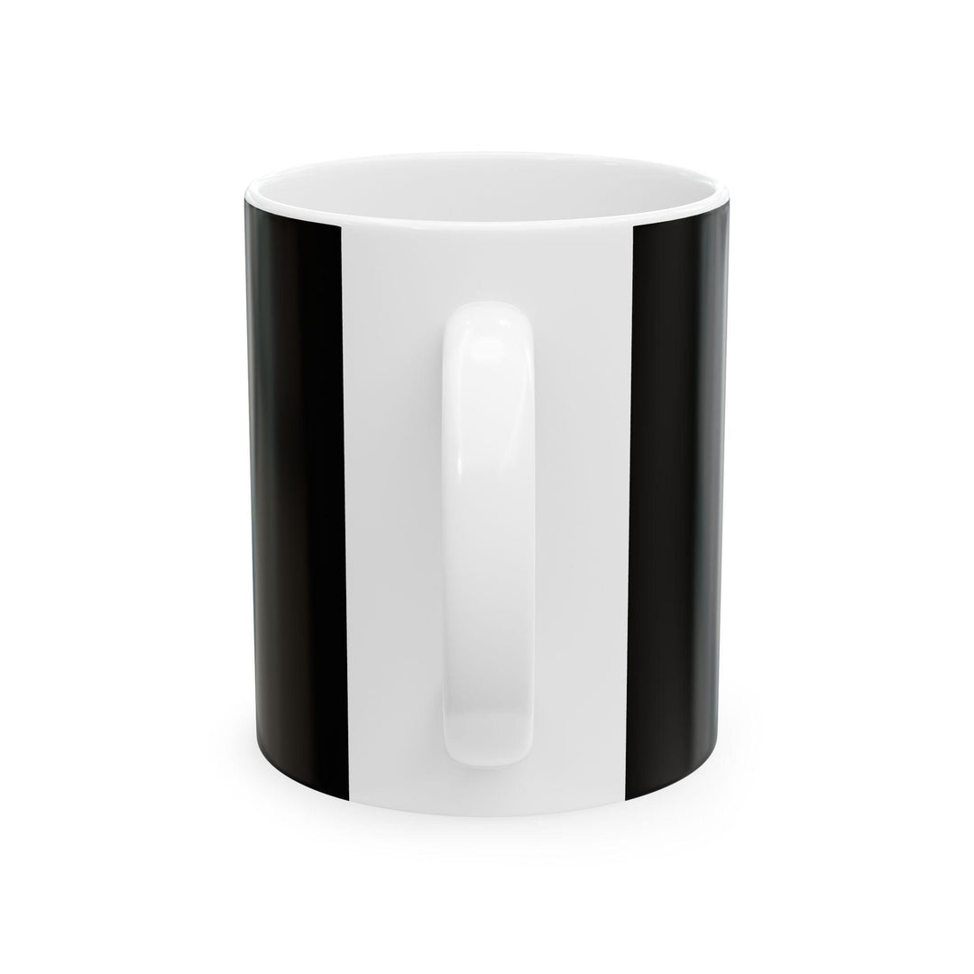 Black Ceramic Mug with Hot Pink Bold Name List — 11oz & 15oz by Bronx Native