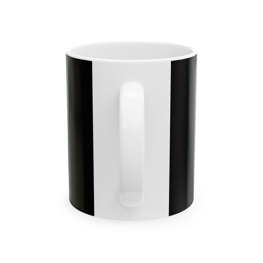 Black Ceramic Mug with Hot Pink Bold Name List — 11oz & 15oz by Bronx Native