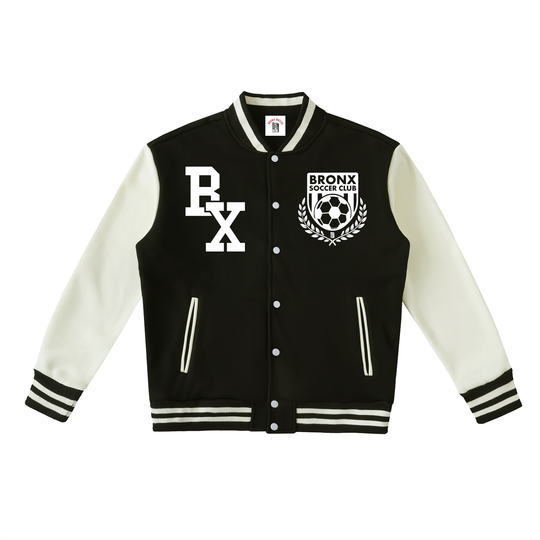 Bronx Soccer Club Two-Tone Fleeced Varsity Jacket product image 2 of 8 by Bronx Native