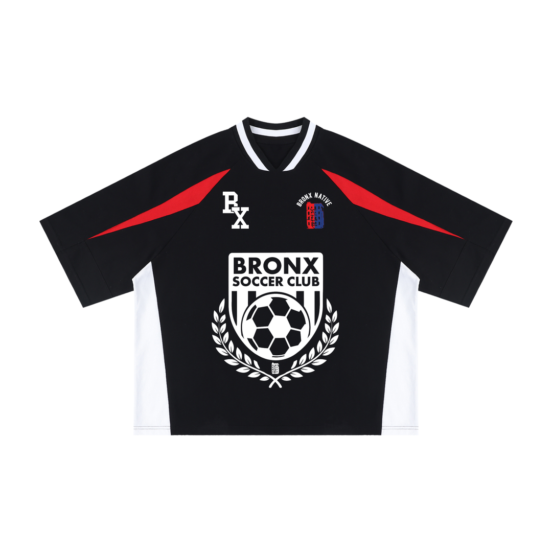 Bronx Soccer Club Lim. Ed. Oversized Color Block V-Neck T-Shirt product image 1 of 2 by Bronx Native