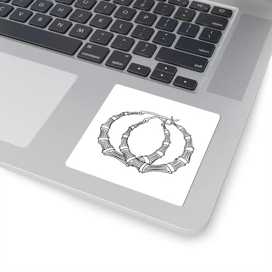 Starter Pack - Pantallas Bamboo Hoop Earrings Sticker