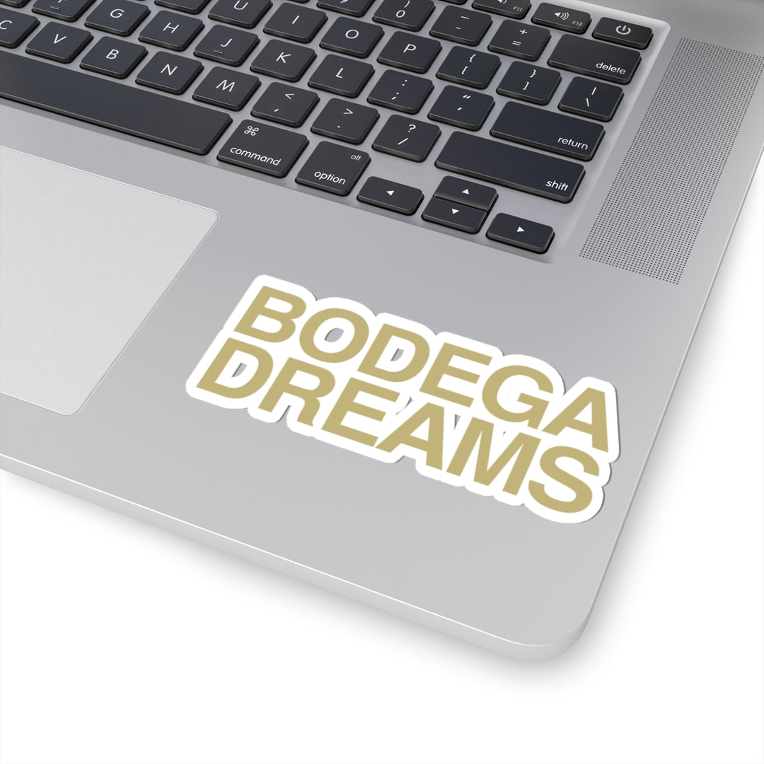 Bodega Dreams Logo Sticker (Gold)